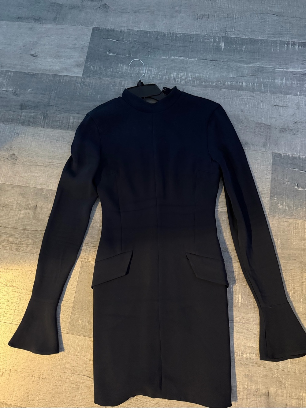 Long-Sleeve House of CB Navy Blue Dress